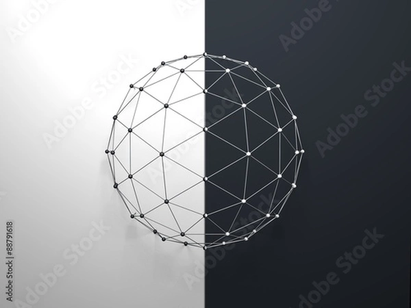 Fototapeta Abstract Sphere Illustration