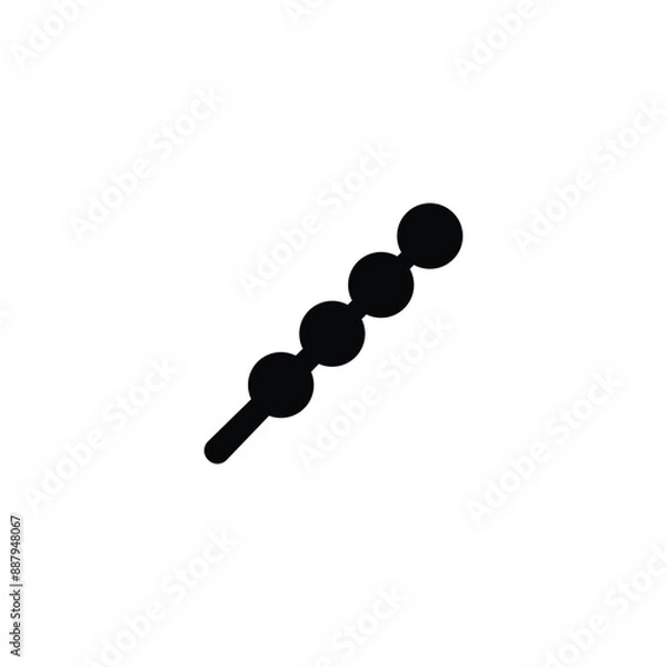 Obraz Satay icon design trendy