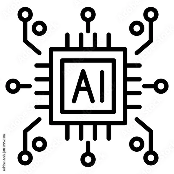 Obraz Ai Icon