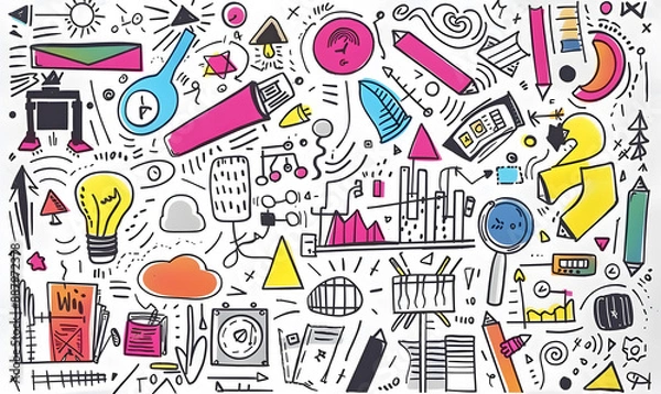 Obraz engineering and construction concept.