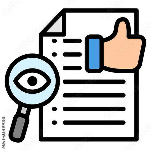 Obraz Review Icon For Design Element