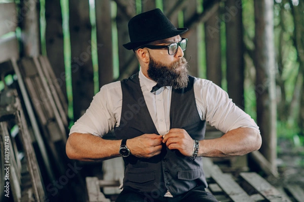 Fototapeta bearded man