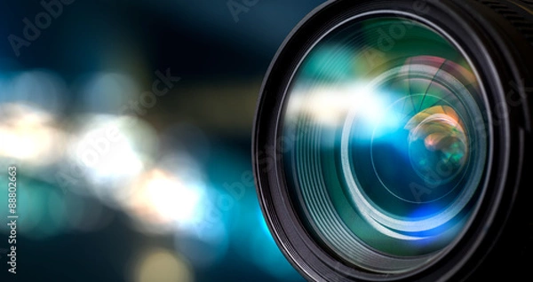 Obraz Obiektyw aparatu