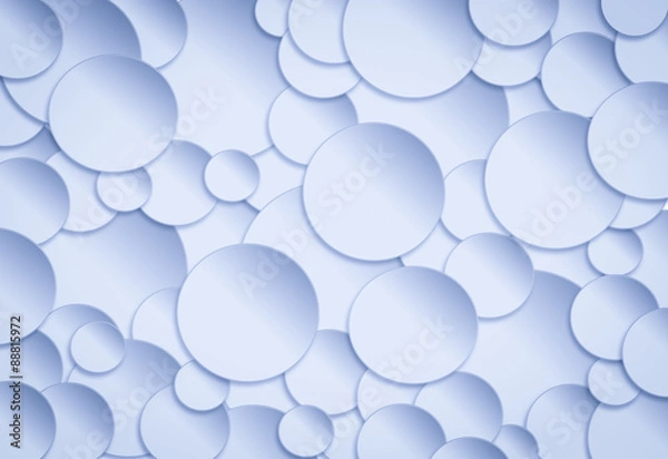 Fototapeta Circle abstract background with drop shadows. 