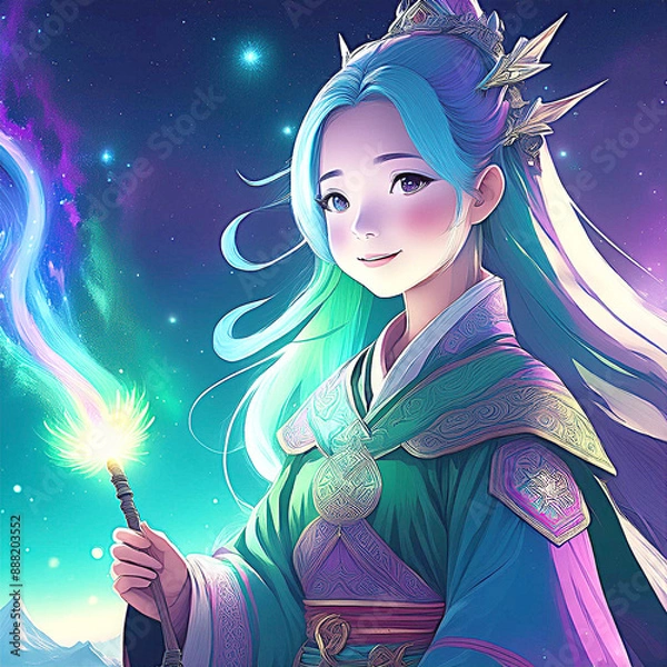 Obraz 오로라와 마법사