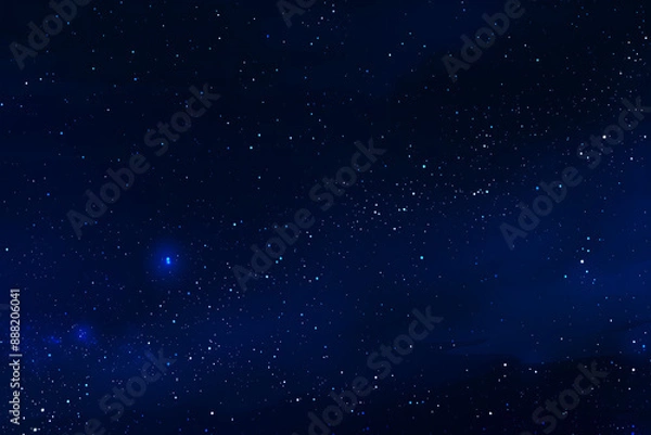 Fototapeta Starry night sky background with twinkling stars gradient filled Ethereal atmosphere Gradient Sky Concept