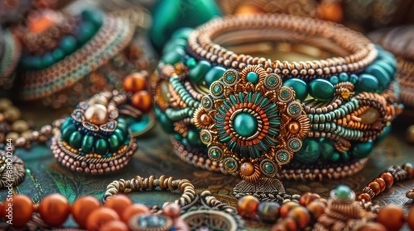 Fototapeta a comprehensive guide to beadwork, wire wrapping, and jewelry design Include instructions