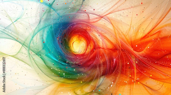 Obraz colorful swirl