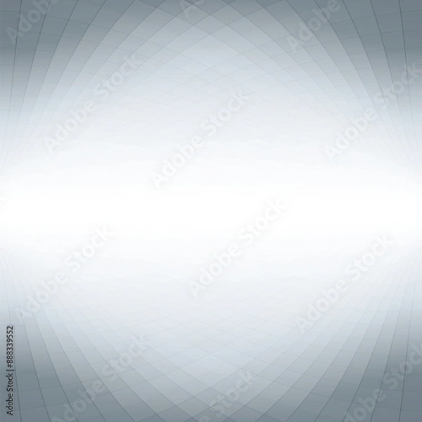 Obraz Abstract soft white and gray color tone, gradient art perspective background. Vector illustration.