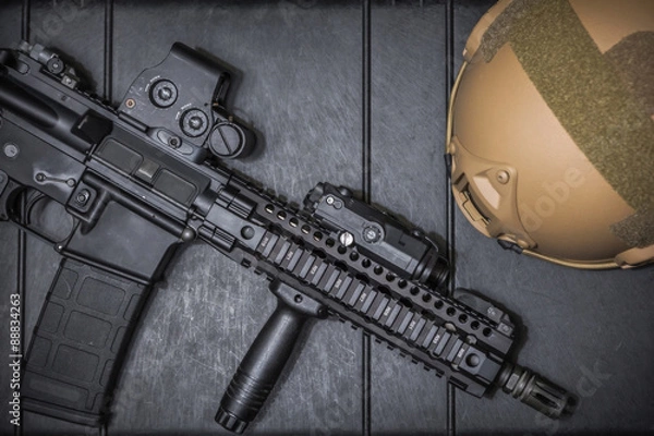 Obraz assult rifle AR15 