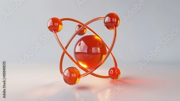 Obraz Nuclear power, also known as atomic energy, is a way to create energy by splitting atoms. This process releases a large amount of energy that can be used to generate electricity.