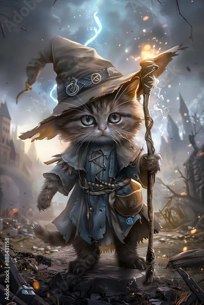 Obraz Cat Wizard