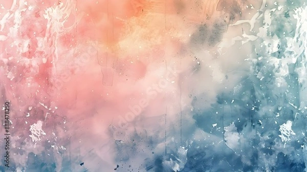 Obraz Abstract background with pastel watercolor washes