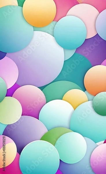 Obraz background with colorful balloons