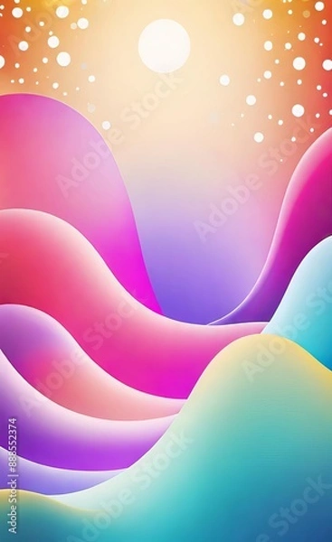 Fototapeta abstract background with waves