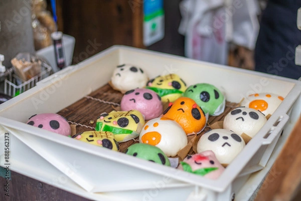 Fototapeta 横浜中華街のパンダまん