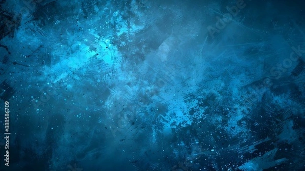 Obraz Blue grunge background with space