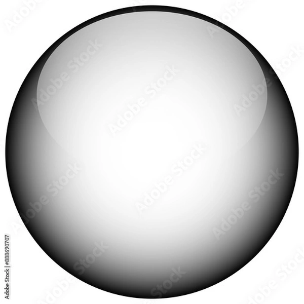 Fototapeta Abstract black circle transparent
