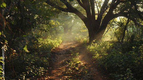 Fototapeta Shortcut from point A to point B