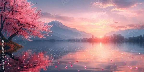 Obraz Spring Flowers Ultra High Definition Stunning Wallpaper Visuals: Diverse Artistic Inspirations from Nature, Architecture, and Abstract Design