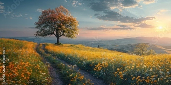 Obraz Spring Flowers Ultra High Definition Stunning Wallpaper Visuals: Diverse Artistic Inspirations from Nature, Architecture, and Abstract Design