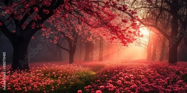 Obraz Spring Flowers Ultra High Definition Stunning Wallpaper Visuals: Diverse Artistic Inspirations from Nature, Architecture, and Abstract Design