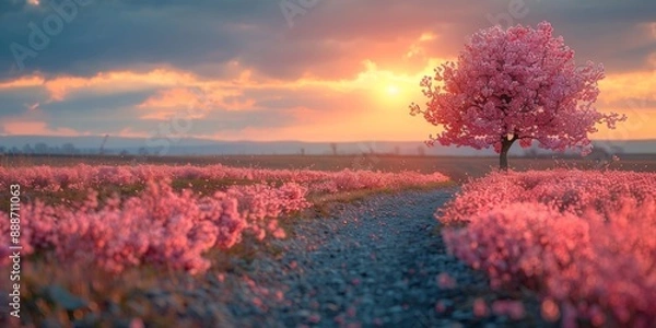 Obraz Spring Flowers Ultra High Definition Stunning Wallpaper Visuals: Diverse Artistic Inspirations from Nature, Architecture, and Abstract Design