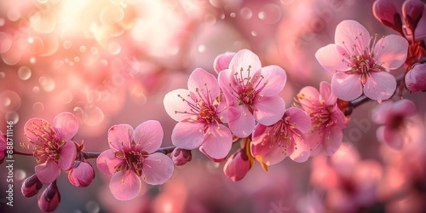 Obraz Spring Flowers Ultra High Definition Stunning Wallpaper Visuals: Diverse Artistic Inspirations from Nature, Architecture, and Abstract Design