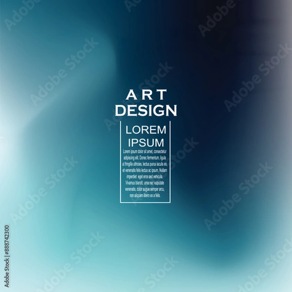 Fototapeta Abstract blurred gradient fluid vector background design wallpaper template