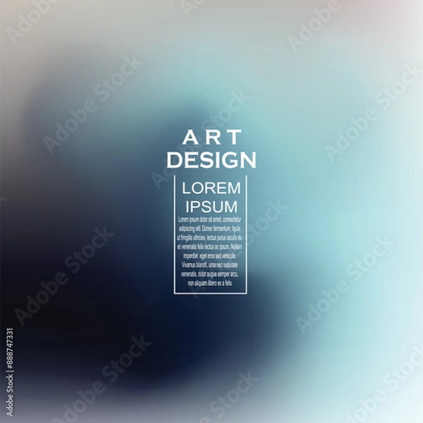 Fototapeta Abstract blurred gradient fluid vector background design wallpaper template