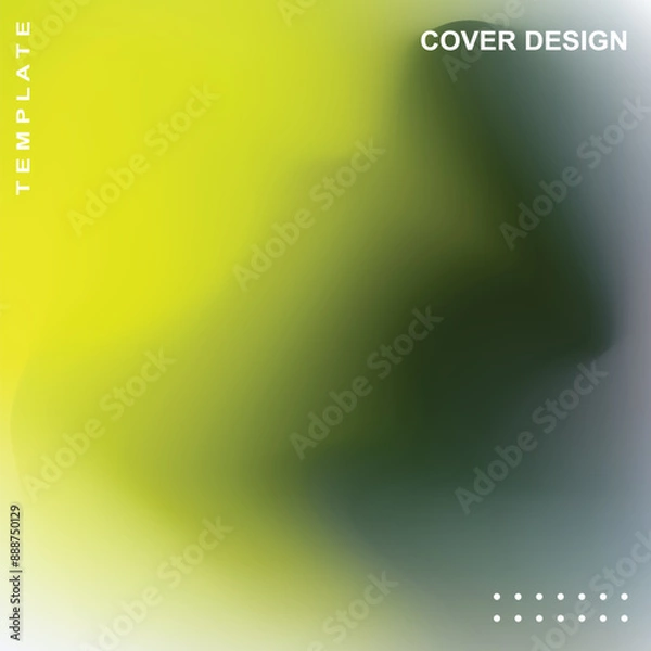 Fototapeta Abstract blurred gradient fluid vector background design wallpaper template