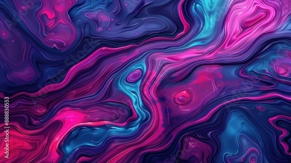 Obraz Get creative with psychedelic templates for posters and illustrations. Perfect for a hippieinspired wallpaper design