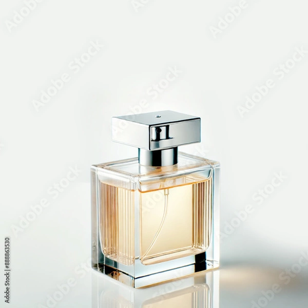 Obraz perfume bottle isolated on white