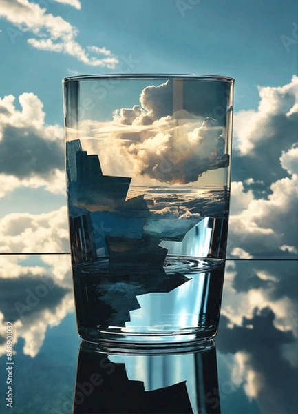 Obraz window in the sky