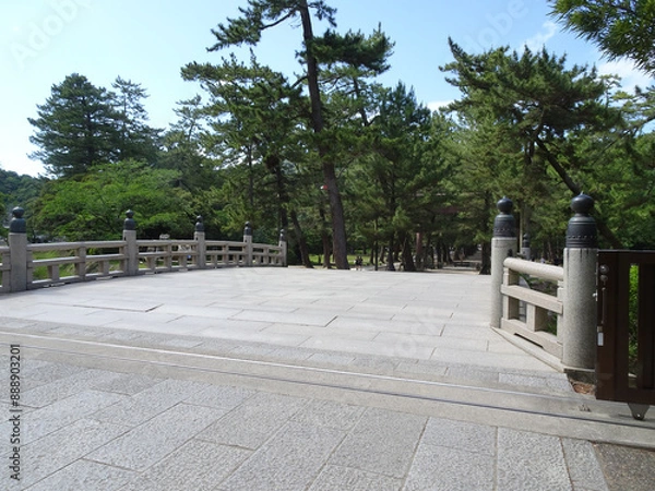 Fototapeta 日本 出雲大社 下り参道 島根県出雲市大社町杵築東 写真