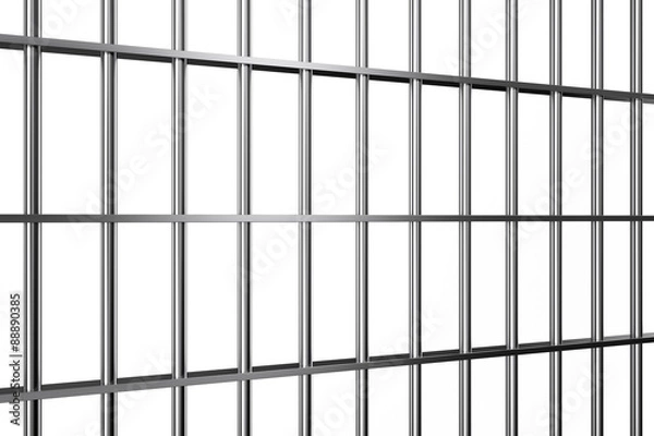 Fototapeta metal prison bars