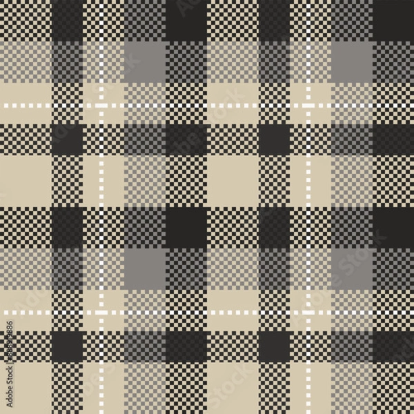Fototapeta Classic Scottish Tartan Design. Plaid Pattern Seamless. Traditional Scottish Woven Fabric. Lumberjack Shirt Flannel Textile. Pattern Tile Swatch Included.