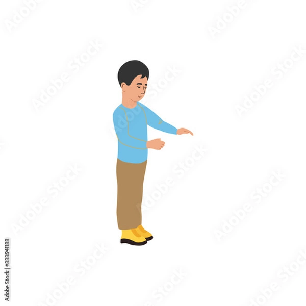 Obraz pose of woman doing activity workout