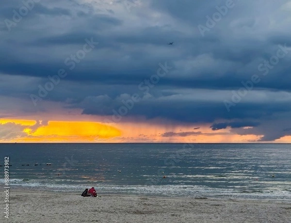 Obraz sunset on the beach