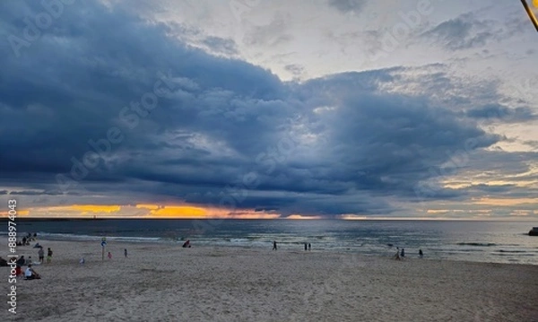 Obraz beach at sunset