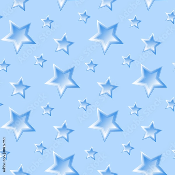 Fototapeta Seamless pattern with stars