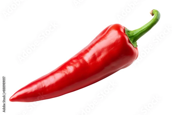 Obraz Red chili pepper isolated transparent background