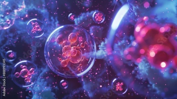 Fototapeta Molecular Magic