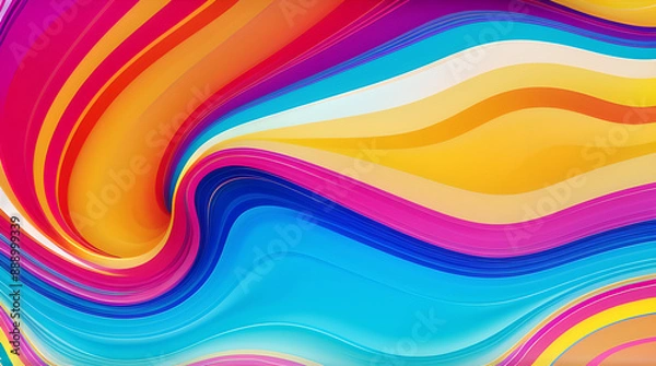 Obraz abstract background with rainbow