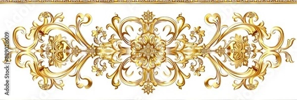Obraz Luxurious Gold Decorative Border
