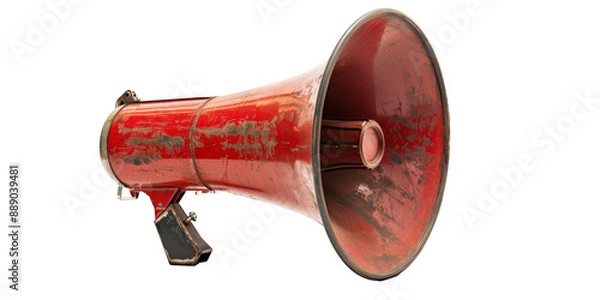 Fototapeta Old-Fashioned Red Megaphone