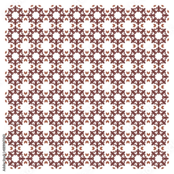 Fototapeta Modern decorative star seamless pattern background design