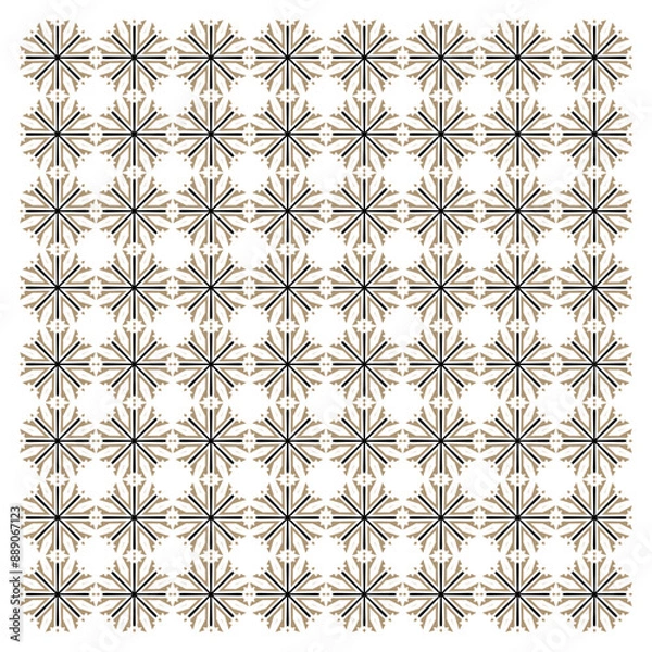 Fototapeta Modern decorative star seamless pattern background design