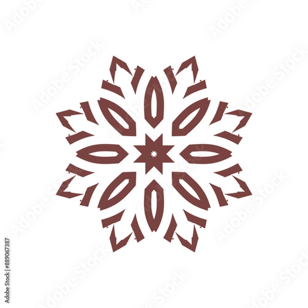 Fototapeta Round Ornament Pattern. Vintage decorative elements	
