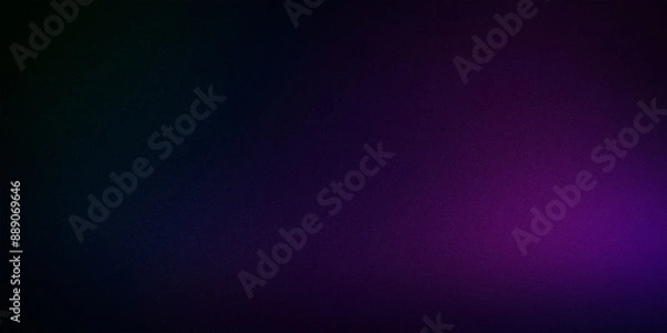 Fototapeta A captivating gradient background blending deep black, green, and purple hues. Ideal for digital artwork, presentations, and creative designs, offering a rich and mysterious look